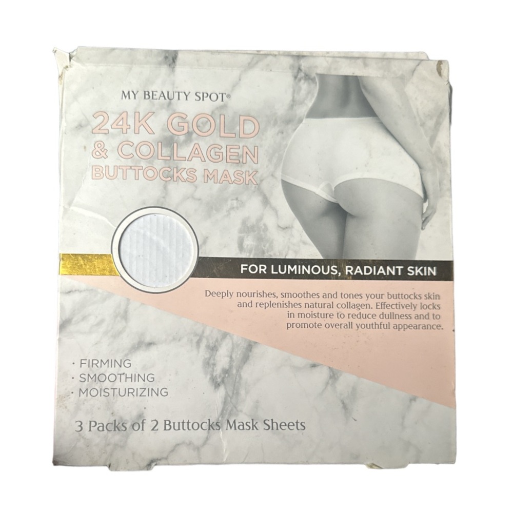 Butt Facial Mask My Beauty Spot 24K Gold and collagen buttocks firming